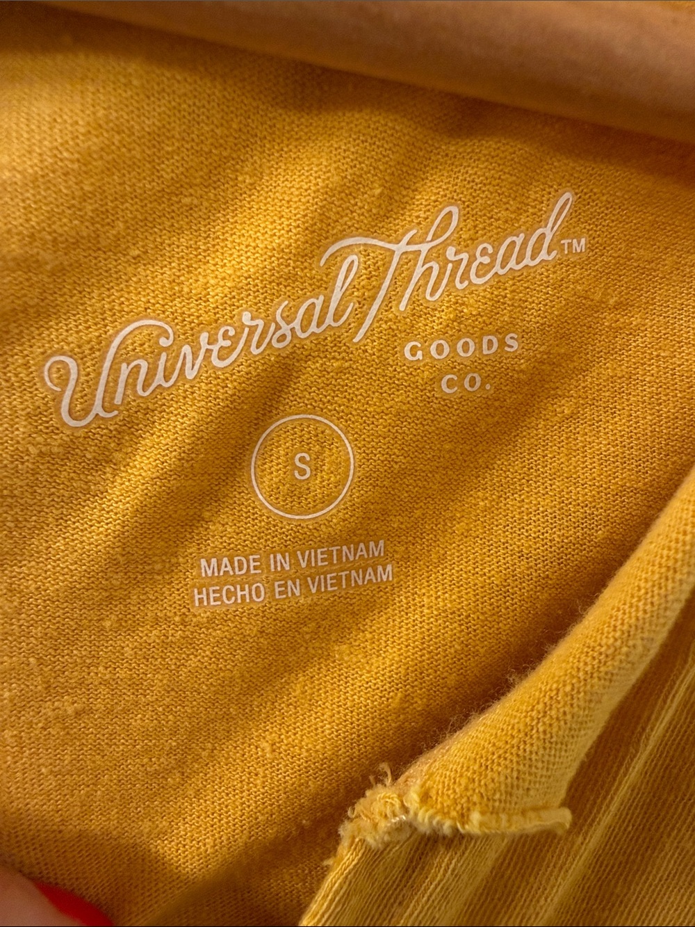 Universal Thread Mustard Yellow Tee Dress - Picture 2 of 4